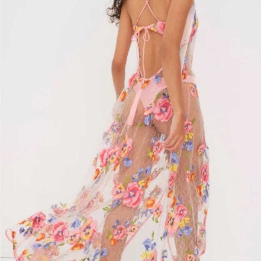 NEW For love and lemons Delaney maxi dress - Picture 4 of 16